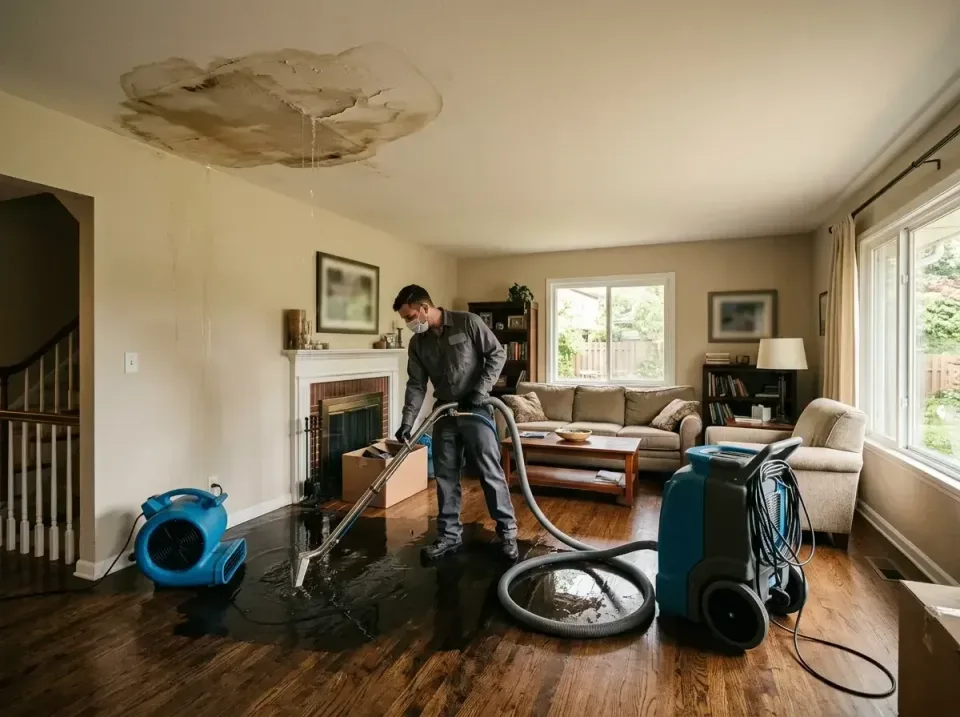 attic-pipe-burst-ceiling-drip-008 — frequently asked questions, Water Damage Restoration & Carpet Care in Calvert City, KY